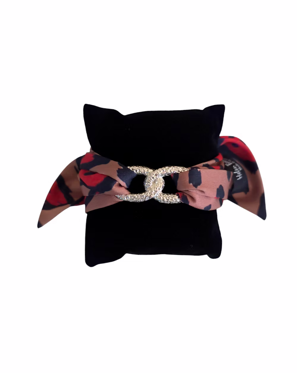 Leopardo Rosso Bracciale Infinity