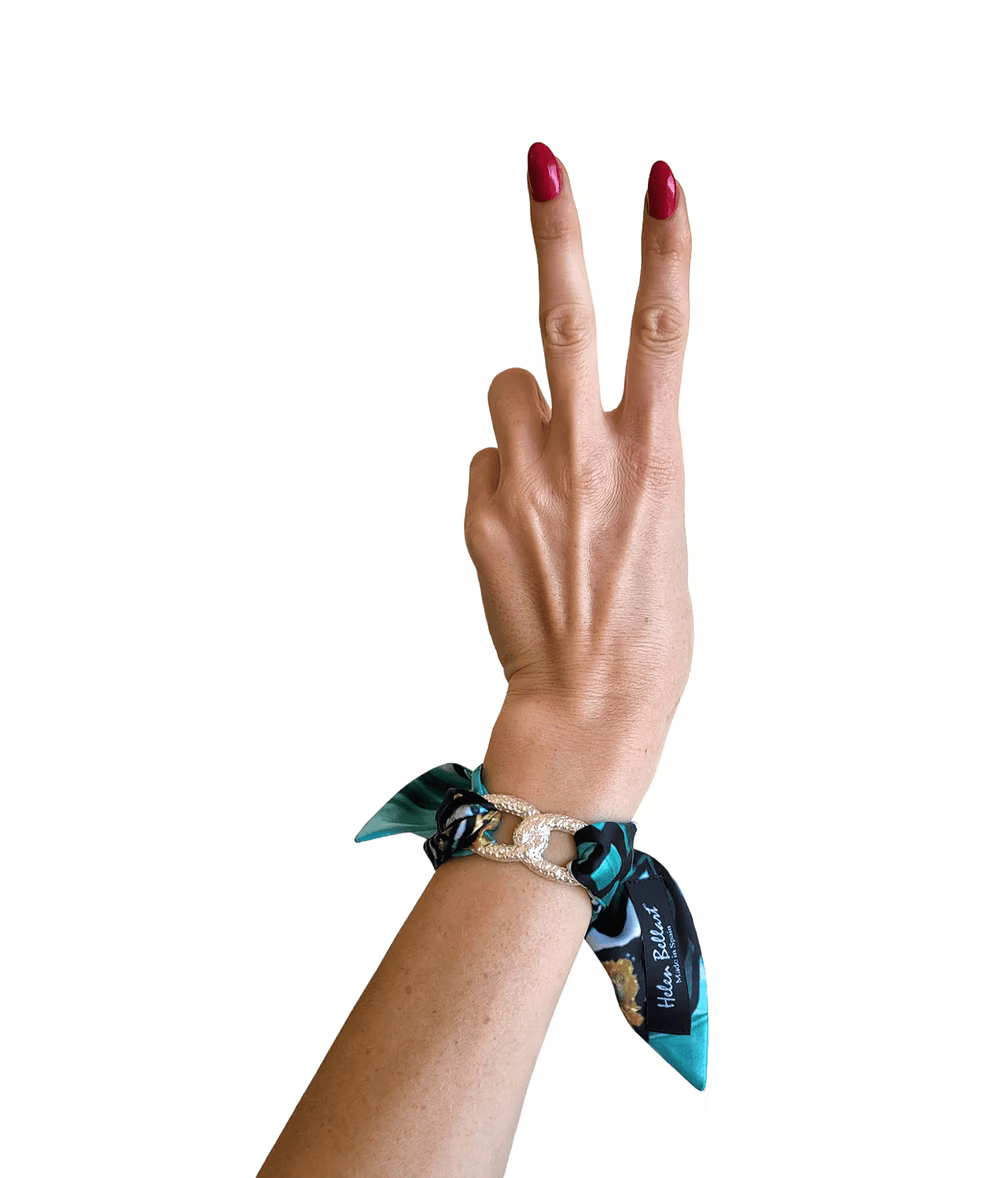 Cavallo Marino Nero Bracciale Infinity