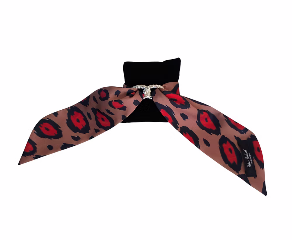Leopardo Rosso Bracciale Infinity
