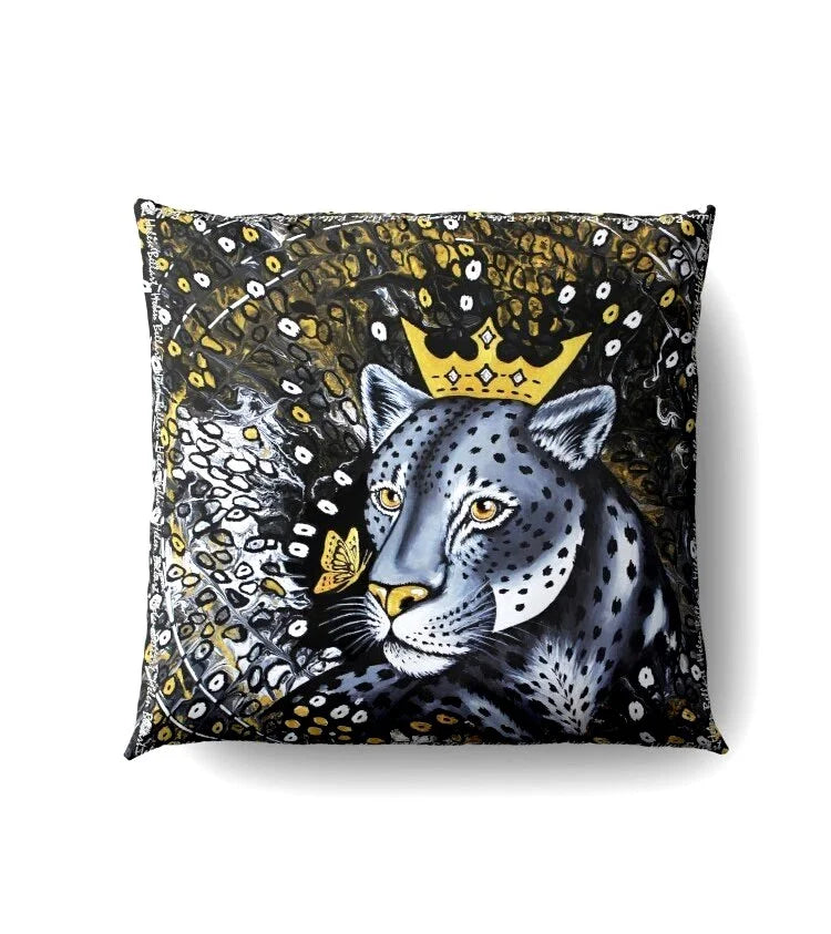 Farfalla Dorata&Leopardo Fodera per Cuscino
