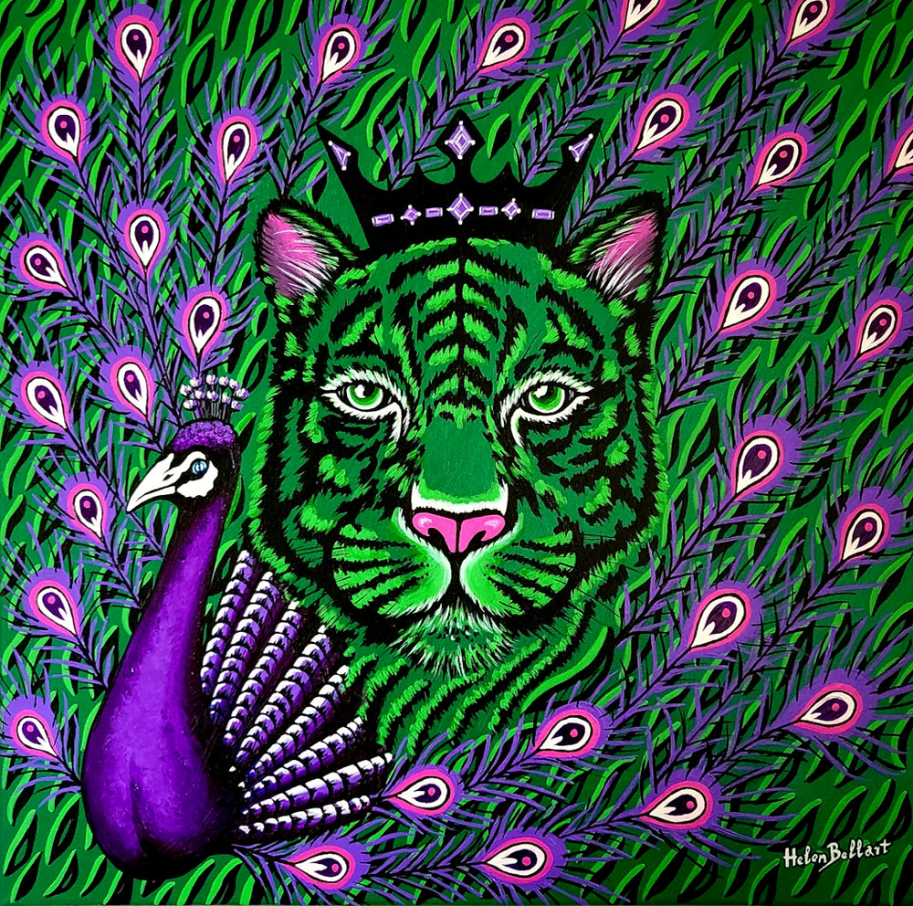 Pavone Viola&Tigre