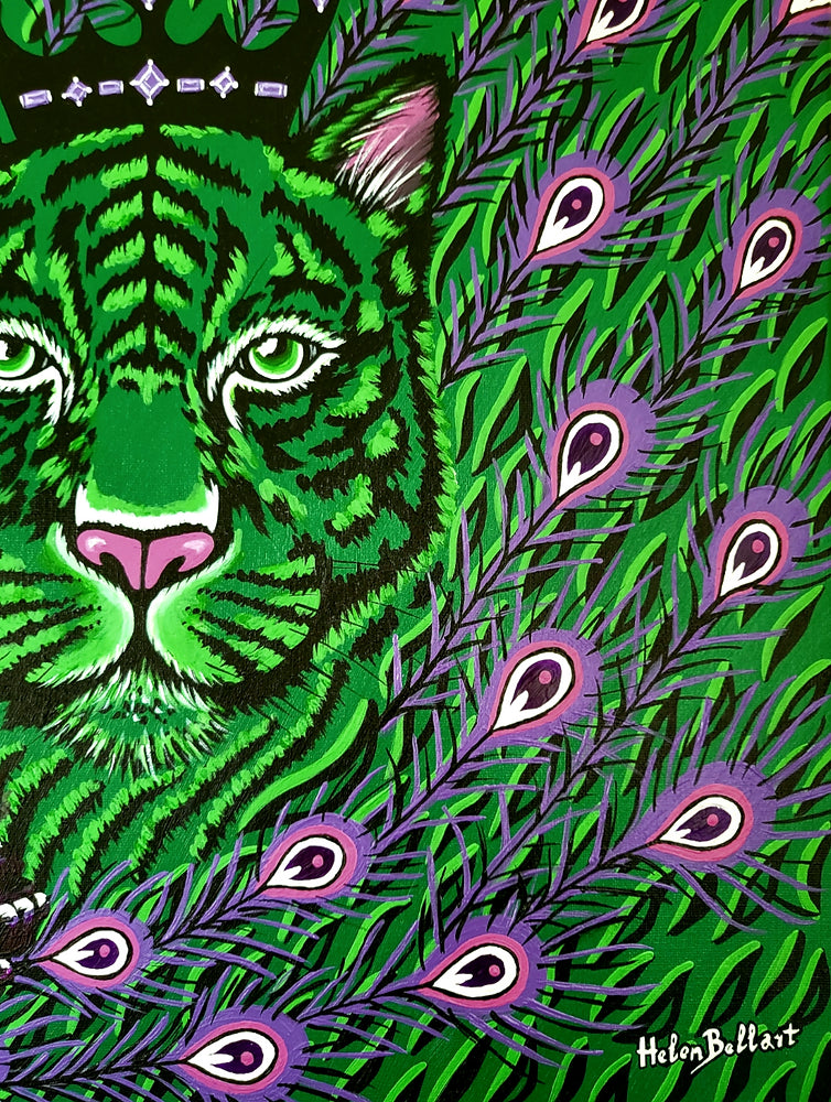 Pavone Viola&Tigre