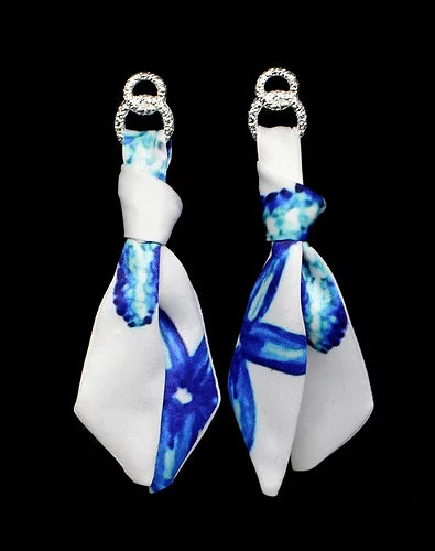 Cavallo Marino Blu Set Bracciale & Orecchini