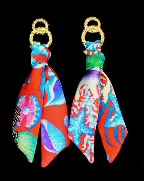 Cavallo Marino Orecchini in Seta