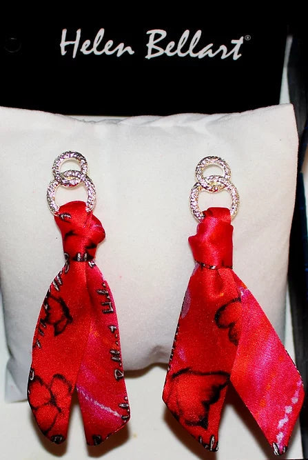 Signora Farfalla Orecchini in Seta