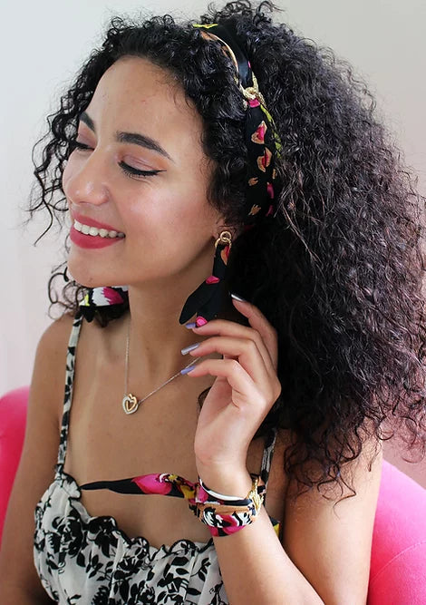 Leopardo Dorato Set Bracciale & Orecchini