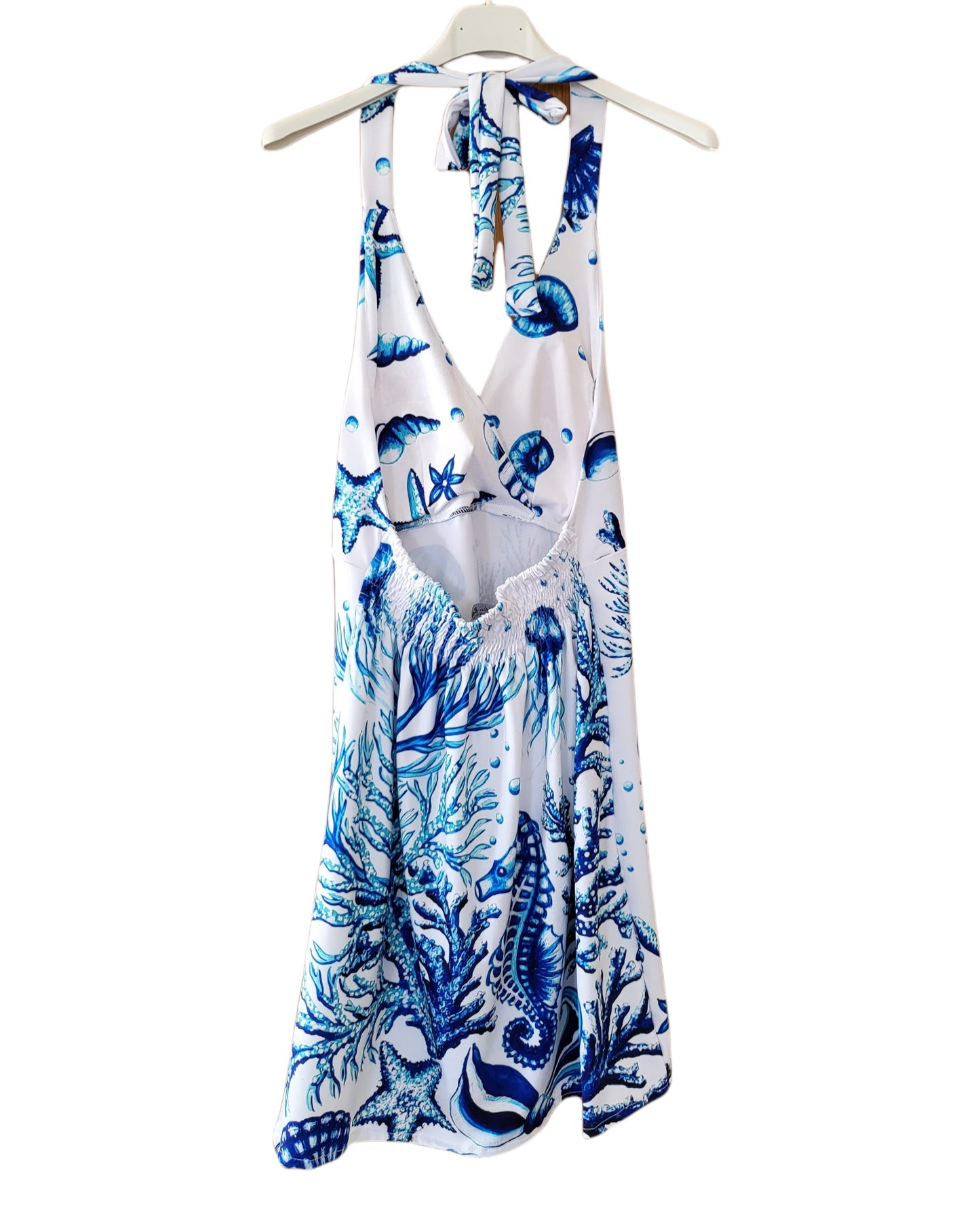 Cavallo Marino Blu - Vestito Backless -