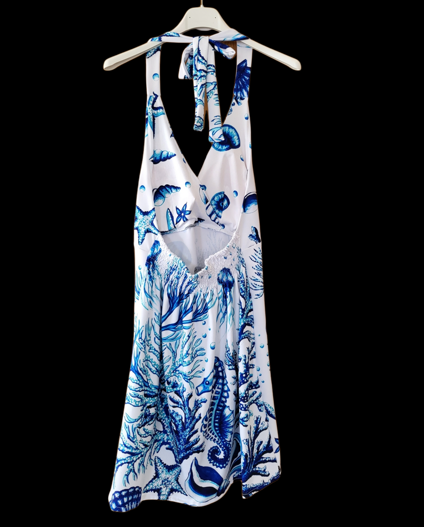 Cavallo Marino Blu - Vestito Backless -