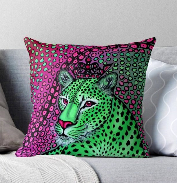 Leopardo Esotico Fodera per Cuscino