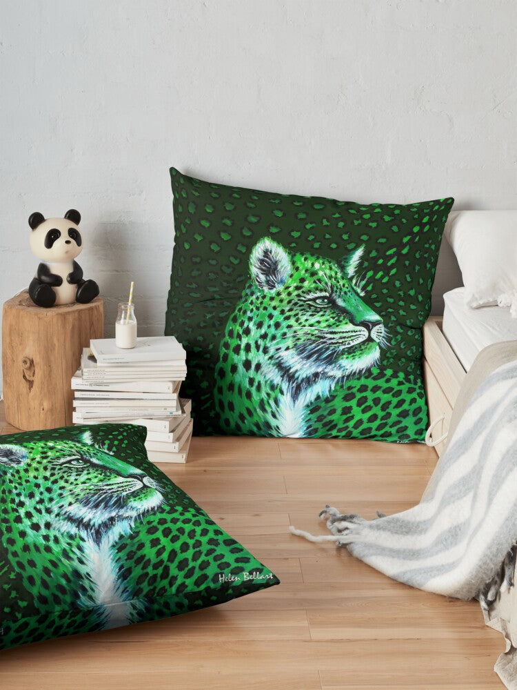 Tigre Verde Fodera per Cuscino