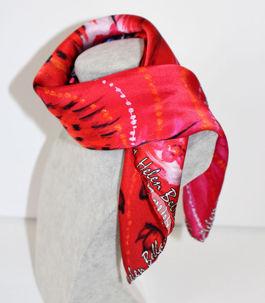 Donna Farfalla Foulard in Seta cm. 45x45