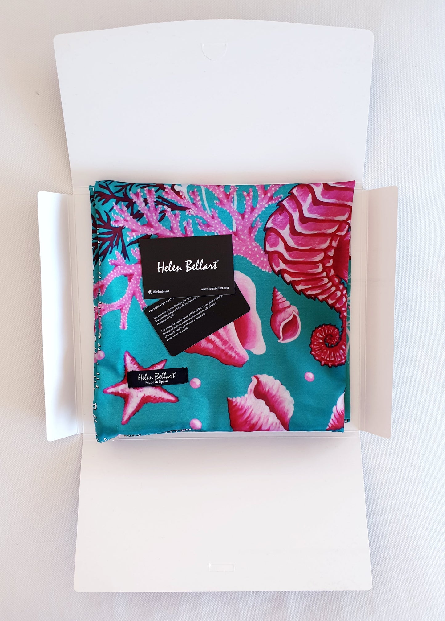 Cavallo Marino Rosa Fodera per Cuscino