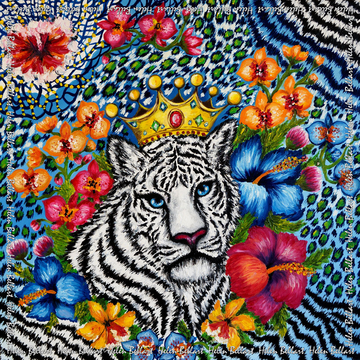 Tigre - Set Bracciale&Orecchini in Seta -