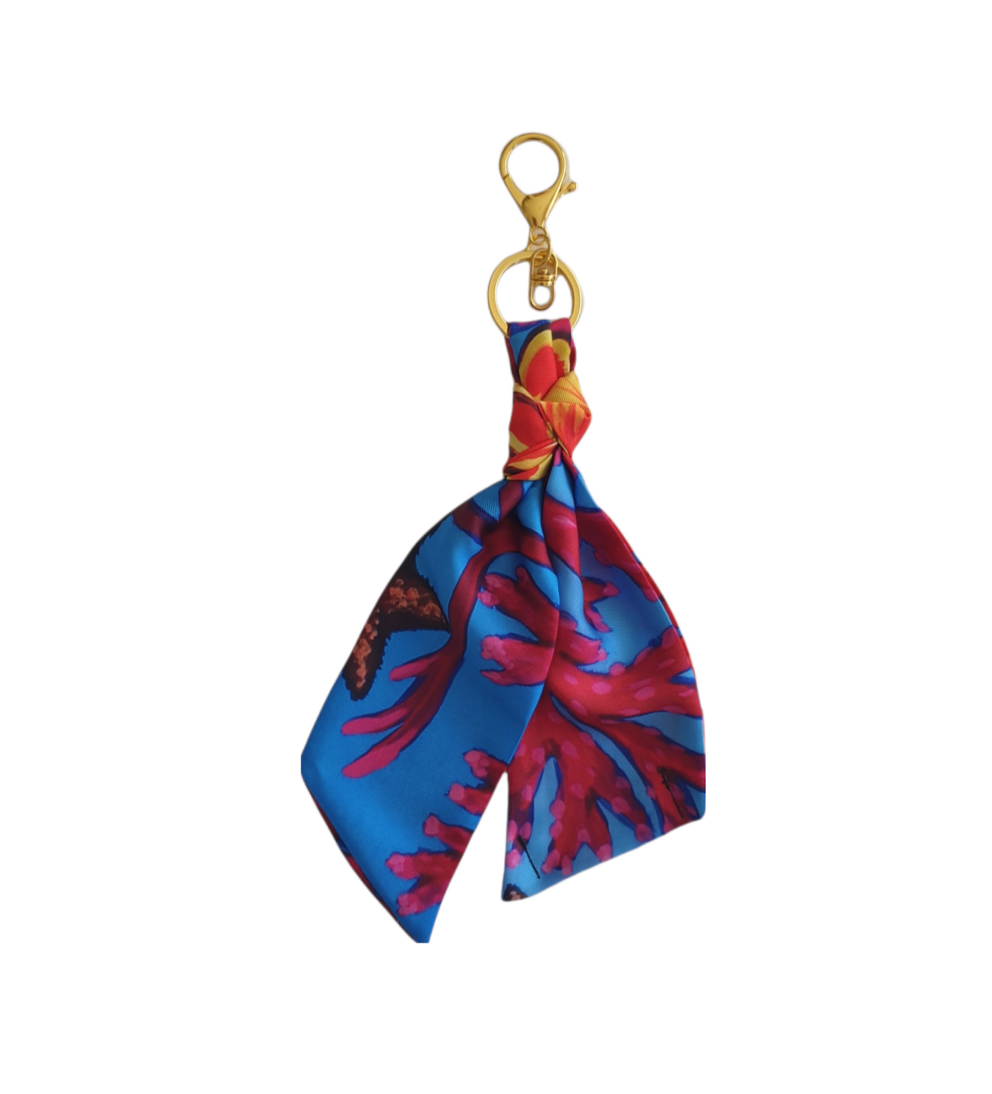 Cavallo Marino Giallo Portachiavi & Accessorio Borsa