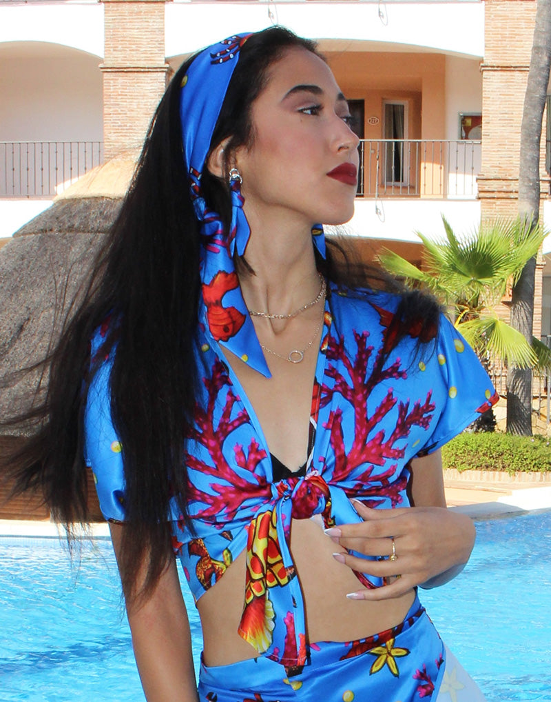 Cavallo Marino Giallo Camicia Incrociata Sconto 30%