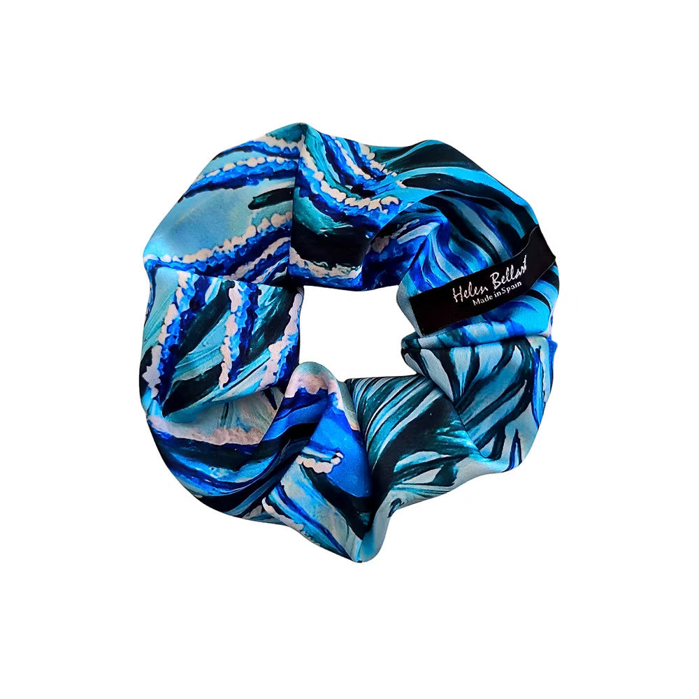 Corallo Turchese Elastico per Capelli ( Scrunchie )