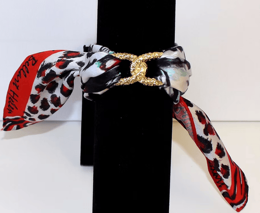 Rosa Rossa Bracciale Infinity in Seta