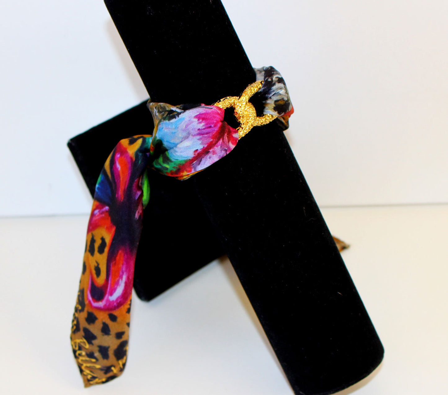 Leopardo Bracciale Infinty in Seta