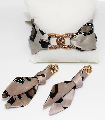 Leopardo Set Bracciale & Orecchini