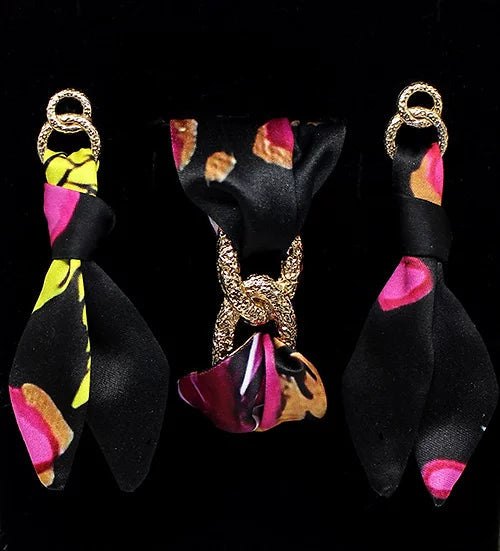Leopardo Dorato Set Bracciale & Orecchini
