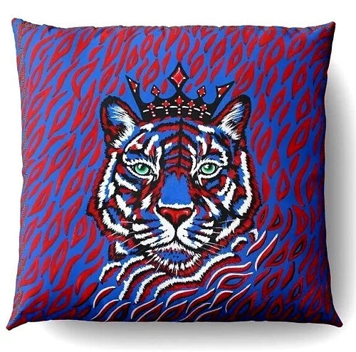 Tigre Blu Fodera per Cuscino