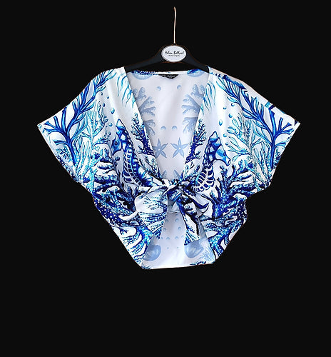 Cavallo Marino Blu Camicia Incrociata