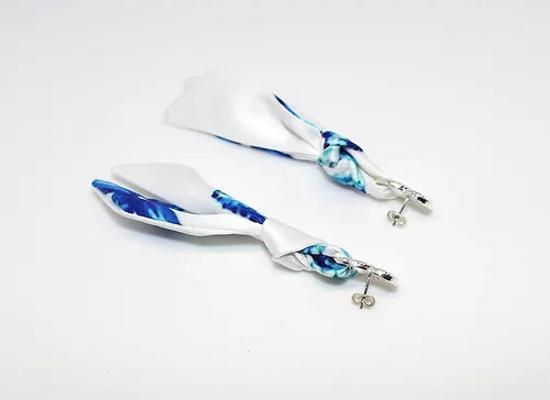 Cavallo Marino Blu Orecchini