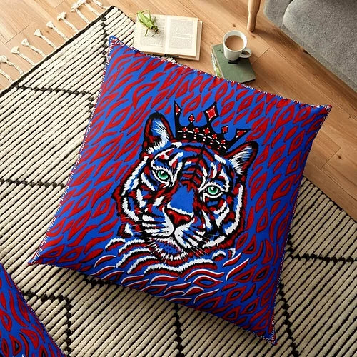 Tigre Blu Fodera per Cuscino