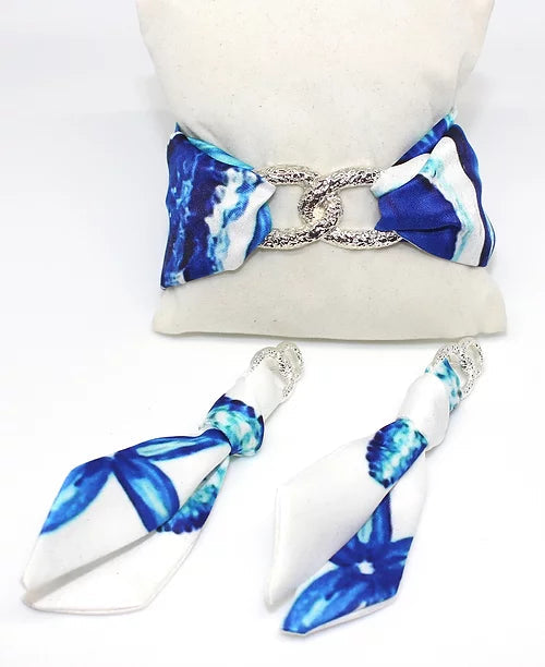 Cavallo Marino Blu Orecchini