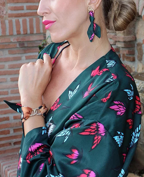 Leopardo&Farfalla Set Bracciale&Orecchini