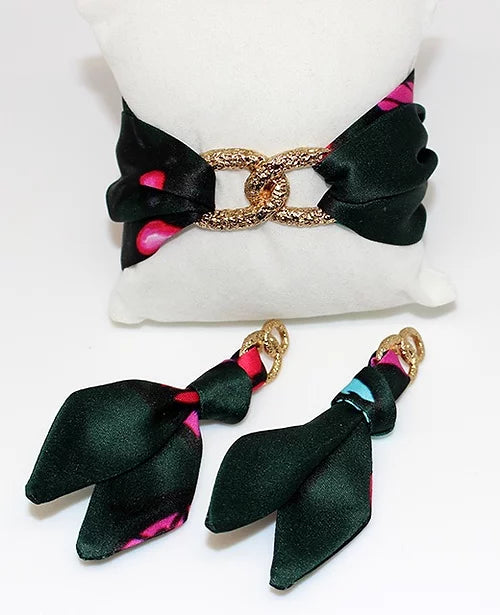 Leopardo&Farfalla Set Bracciale&Orecchini
