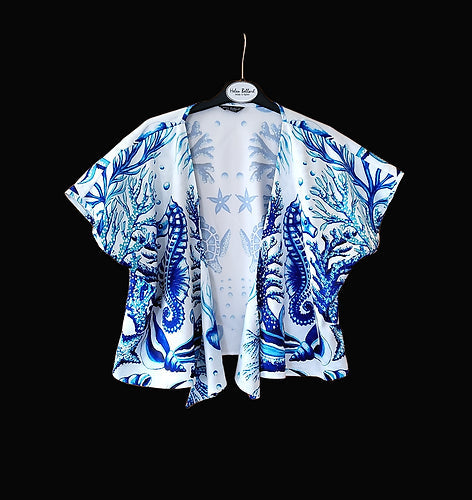 Cavallo Marino Blu Camicia Incrociata