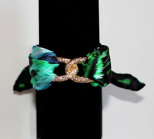 Tigre Verde Bracciale Infinty