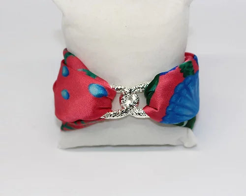 Fondale Marino Set Bracciale&Orecchini in Seta   Sconto 30%