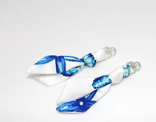 Cavallo Marino Blu Orecchini