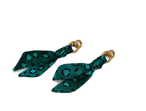 Leopardo Esmeralda Set Bracciale & Orecchini