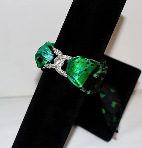 Tigre Verde Bracciale Infinty
