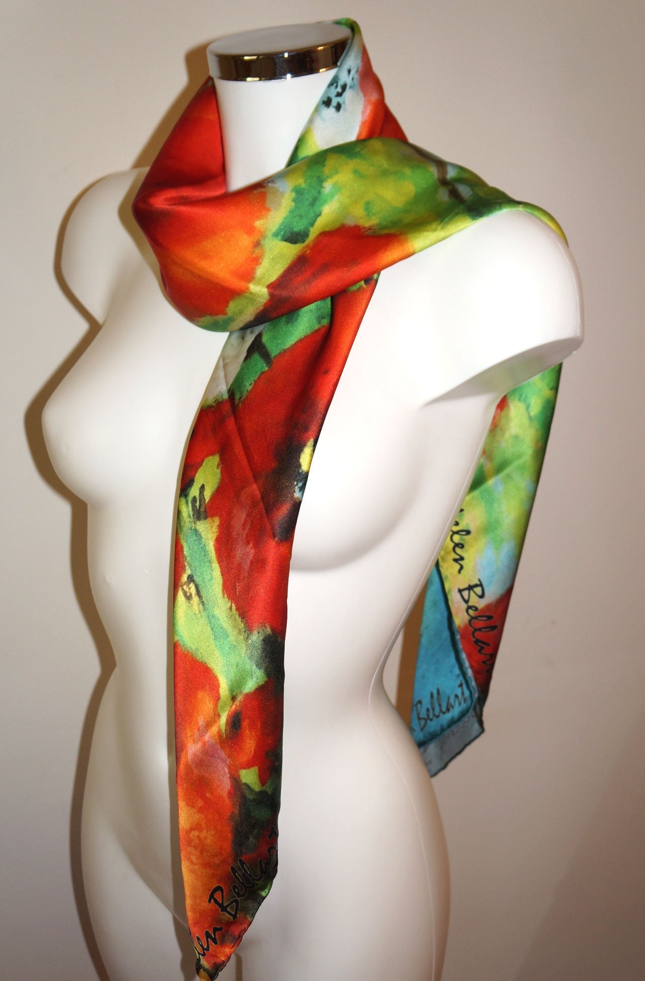 Papaveri Foulard in Seta cm. 110x110 Sconto 30%