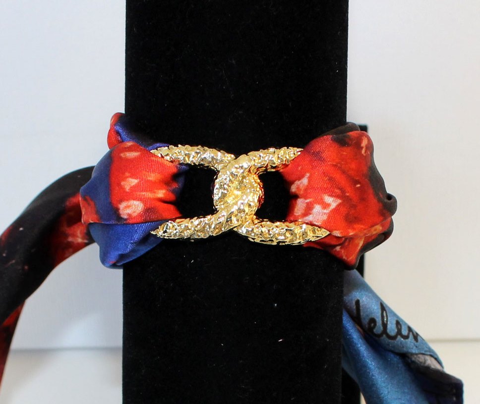 Corallo Bracciale Infinty in Seta