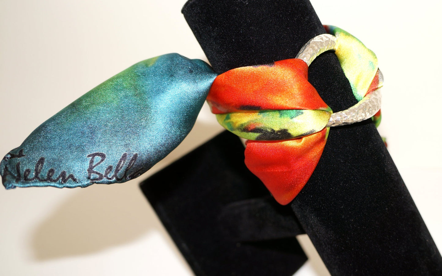 Papaveri Bracciale in Seta