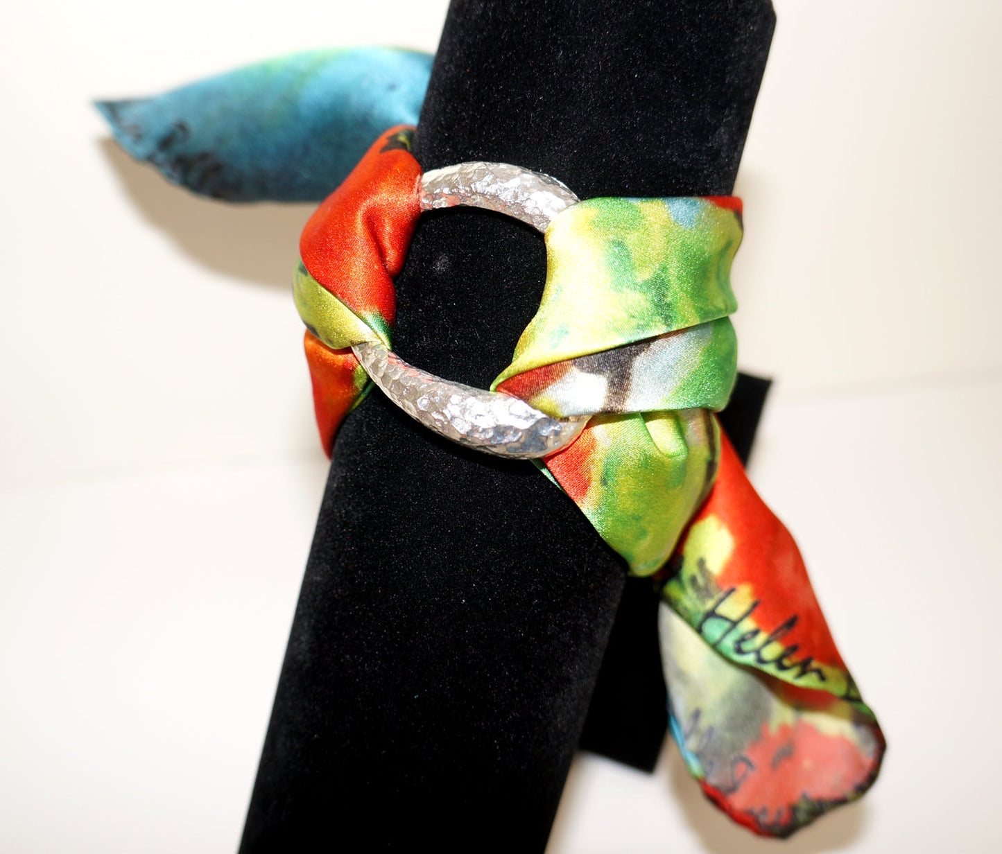 Papaveri Bracciale in Seta