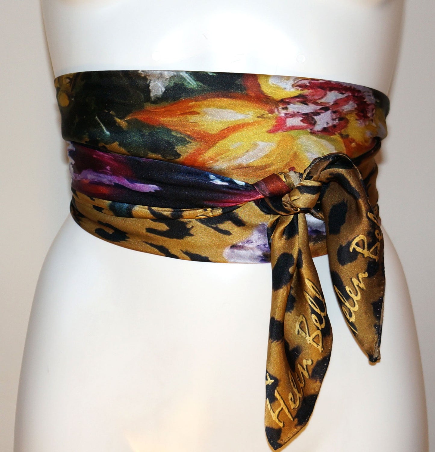 Leopardo Foulard in Seta cm. 110x110 Sconto 30%