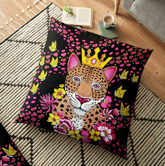 Leopardo Dorato Fodera per Cuscino