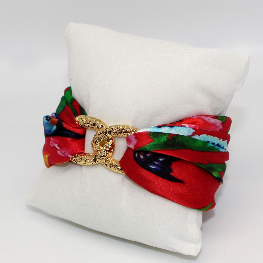 Giardino Esotico - Bracciale Infinity in Seta -