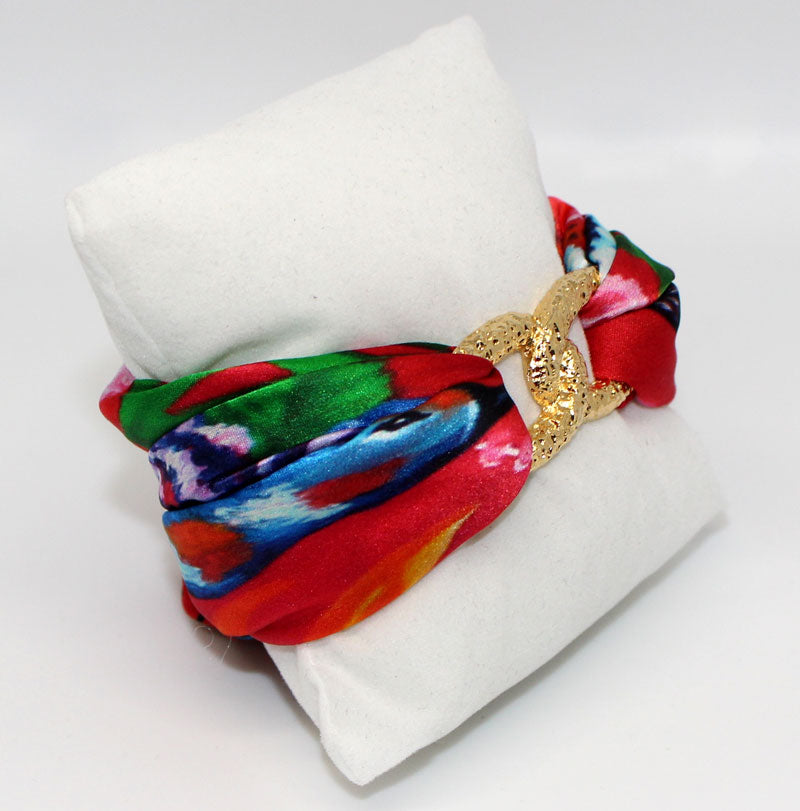 Giardino Esotico - Bracciale Infinity in Seta -