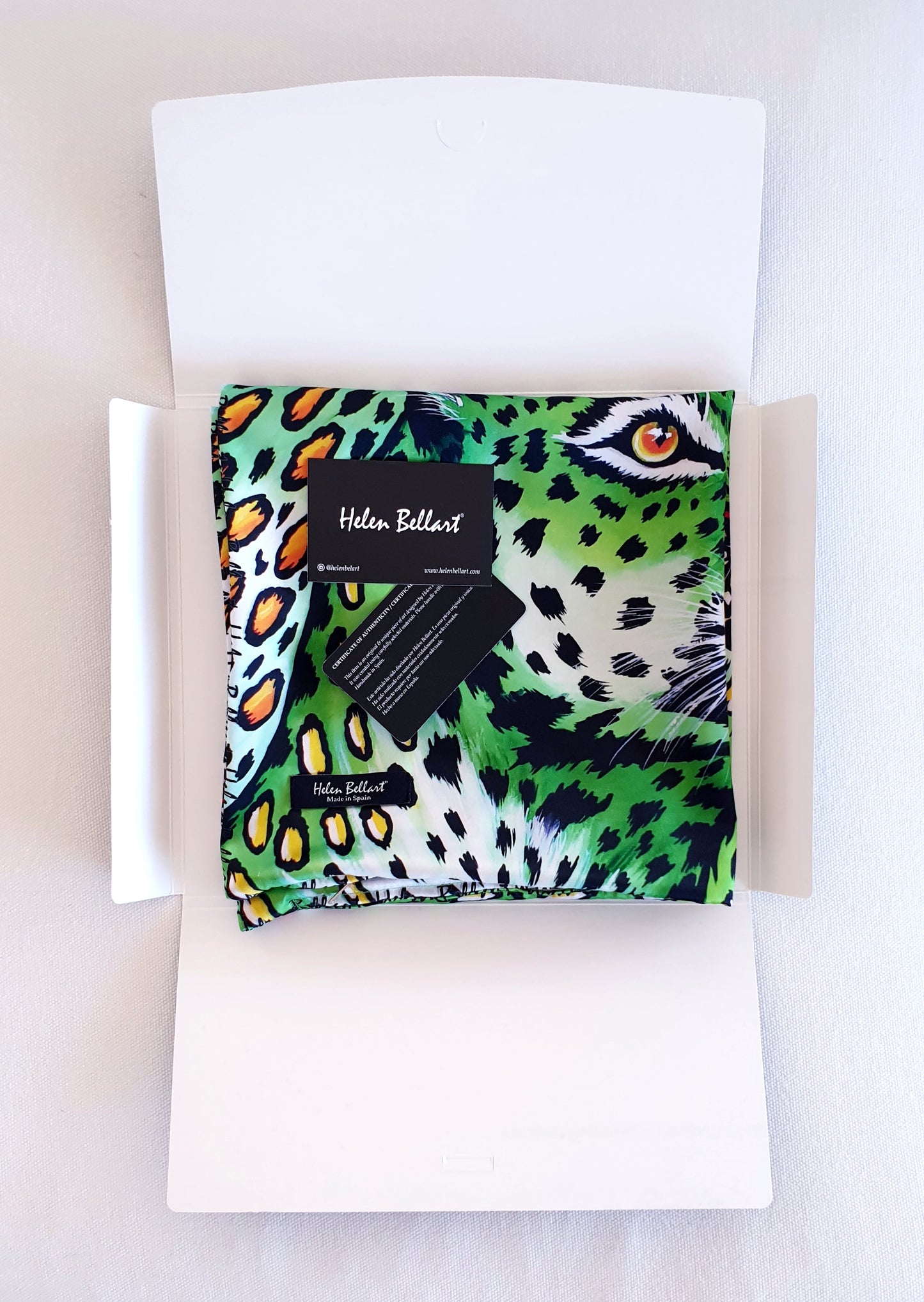 Leopardo Verde Fodera per Cuscino